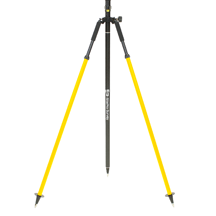 Thumb Release Bipod with V-Series Anti-crush Pole Technology - Yellow